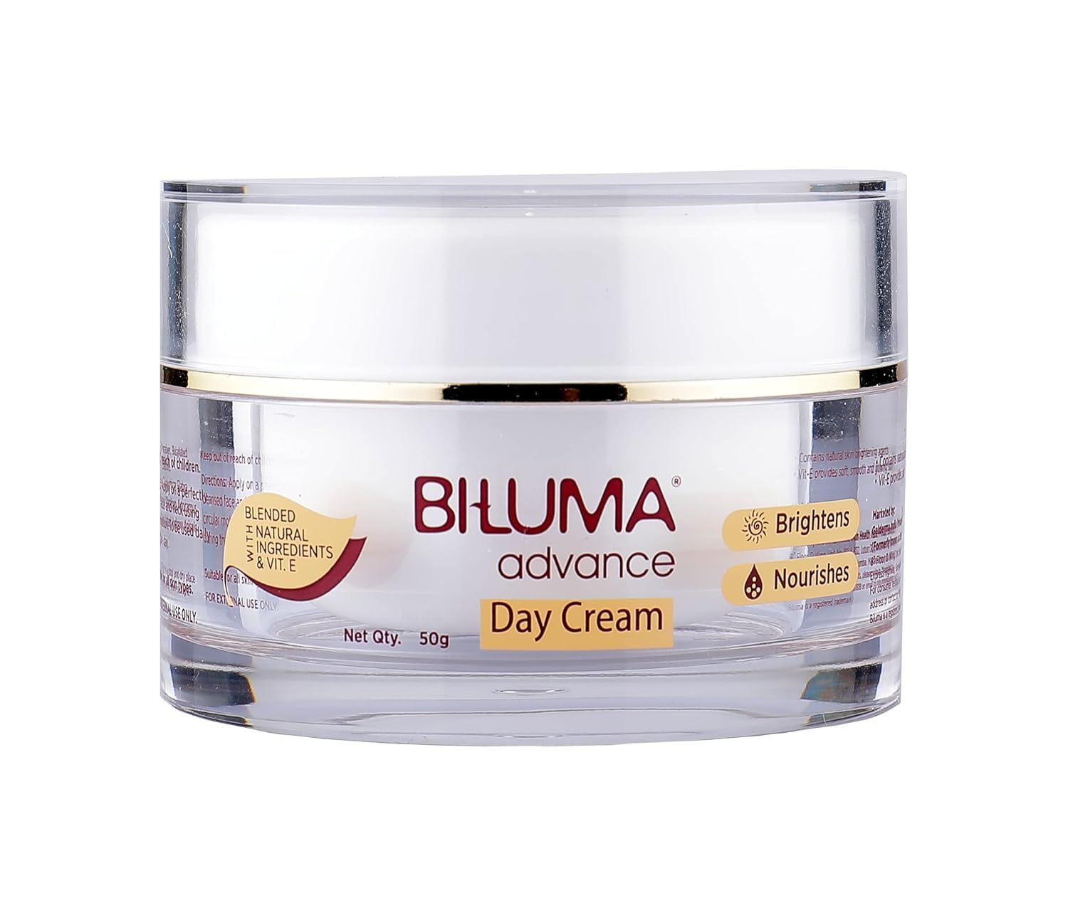 Biluma Advance Skin Brightening Day Cream for even skin tone | recommended by Dermatologists | for Dark spots, 50g - Skiynse Dermatologique