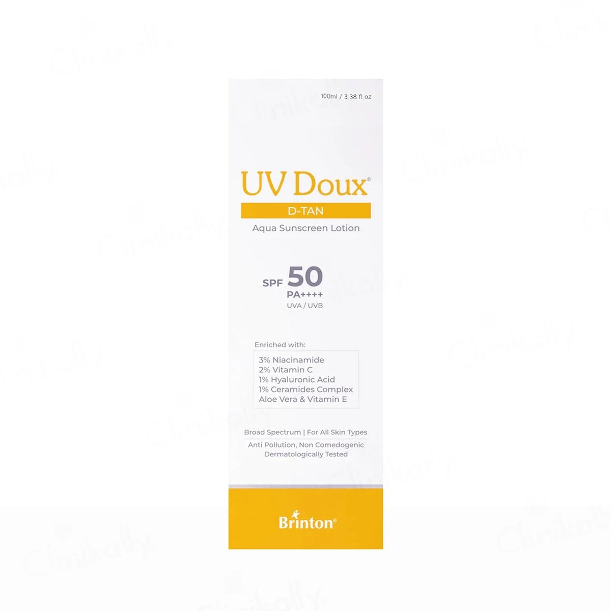 UV Doux D-Tan Aqua Sunscreen Lotion SPF 50