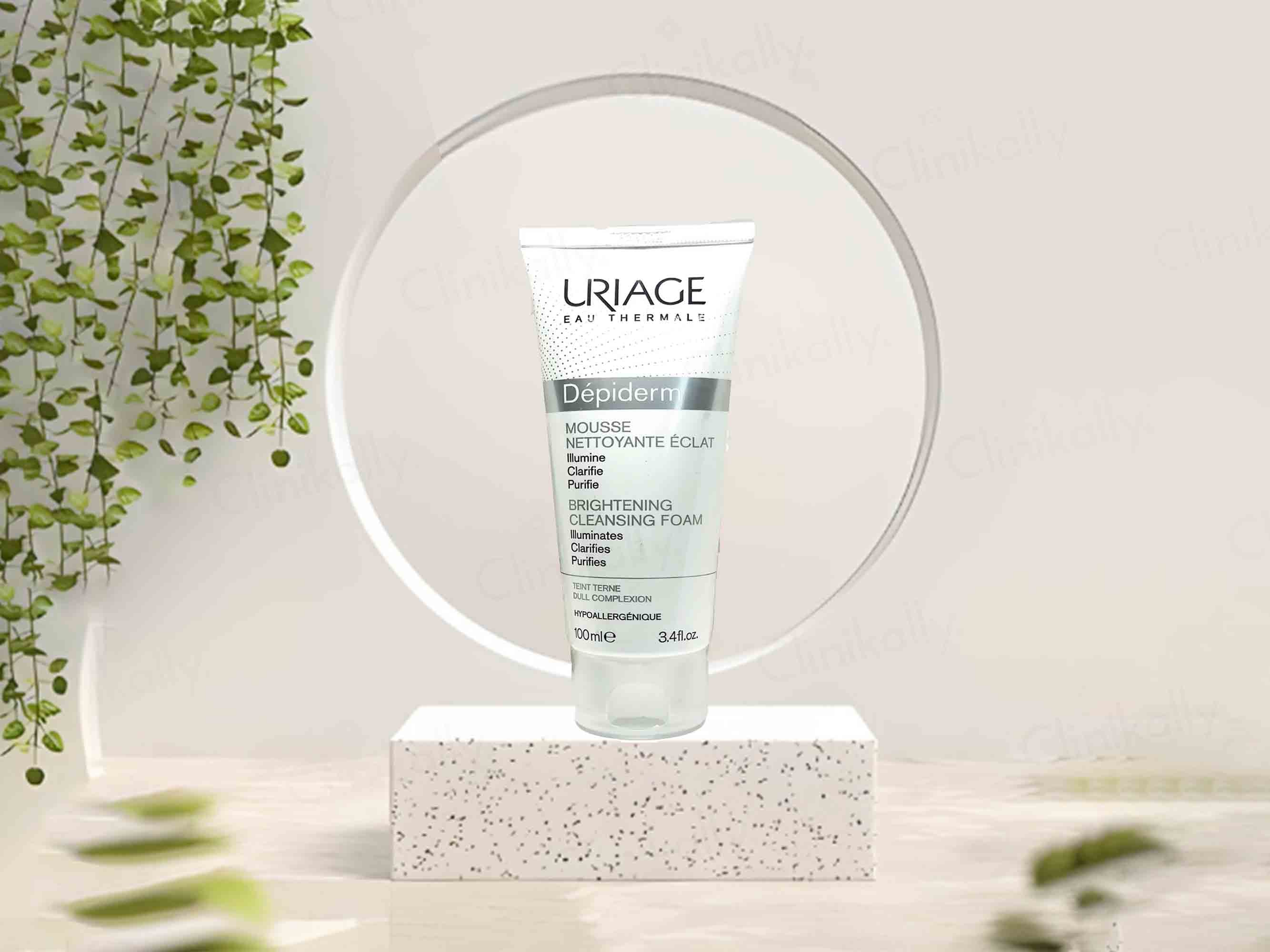 Uriage Depiderm Mousse Brightening Cleansing Foam