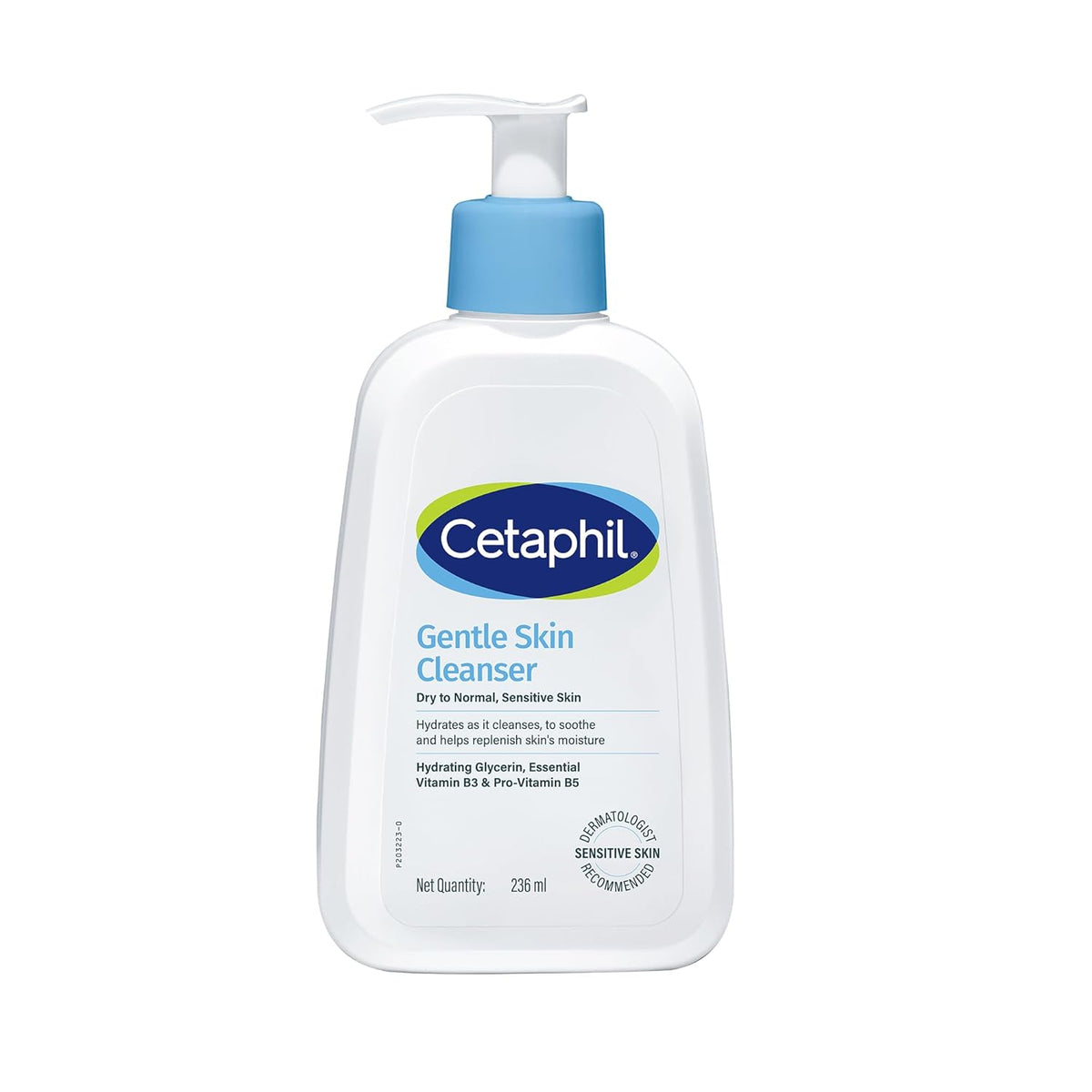 Cetaphil Paraben, Sulphate-Free Gentle Skin Hydrating Face Wash Cleanser with Niacinamide, Vitamin B5 for Dry to Normal, Sensitive Skin