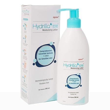 Hydrilla AD Lotions & Cream | Deep Moisture & Skin Barrier Repair | Non-Greasy Fast Absorbing Formula | Relieves Dryness, Irritation & Itching | Daily Use Lotion (200 ml)
