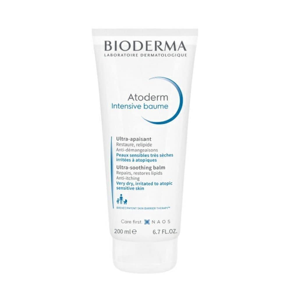 Bioderma Atoderm Intensive Baume for Very Dry to Sensitive, Irritated to Atopic Skin, Anti-itching, Ultra-soothing & Ultra-nourishing, 200ml