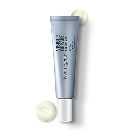 Neutrogena Visible Repair Retinol Day & Night Eye Cream | Boosts Collagen for Anti-Ageing | Reduces Dark Circles, Wrinkles & Fine Lines