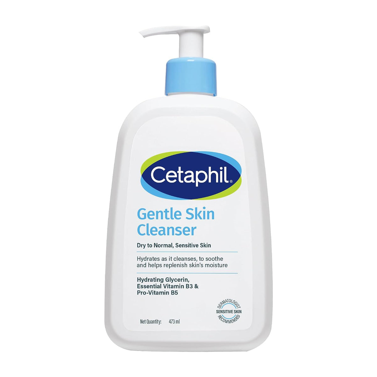 Cetaphil Paraben, Sulphate-Free Gentle Skin Hydrating Face Wash Cleanser with Niacinamide, Vitamin B5 for Dry to Normal, Sensitive Skin