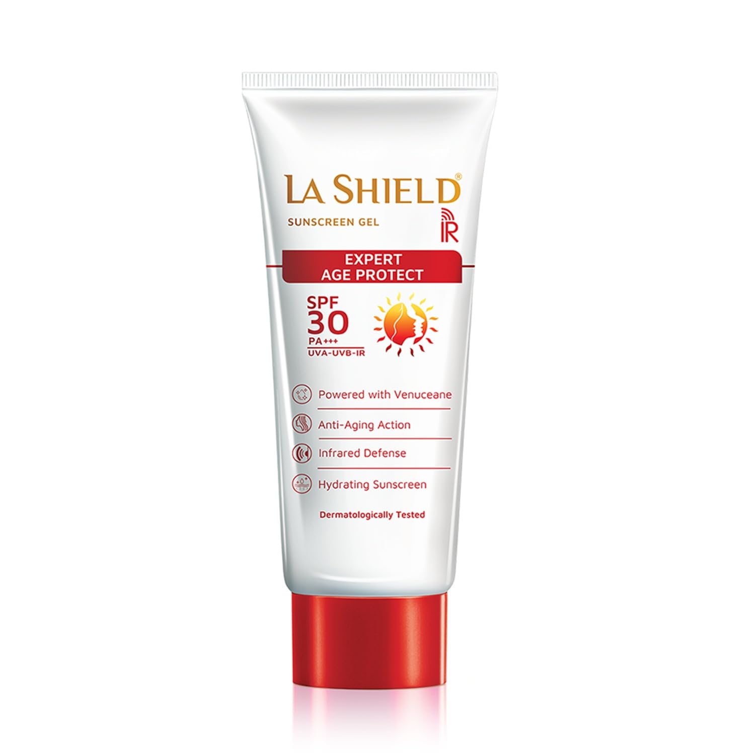 La Shield IR SPF 30 PA +++ Mineral Sunscreen Gel | UVA & UVB + Infrared Protection | Oil free | Lightweight | No white cast | Broad spectrum | Dermatologist Prescribed | For All Skin types | 60g