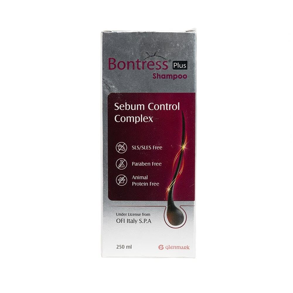 Bontress Plus Hair Revitalising Shampoo 250 ml | Enriched With Caffeine, Vitamins & Ginkgo Biloba | Anti Hair Loss Shampoo | Hair Growth With Thicker Hair | Control Complex | Paraben And Sls Free