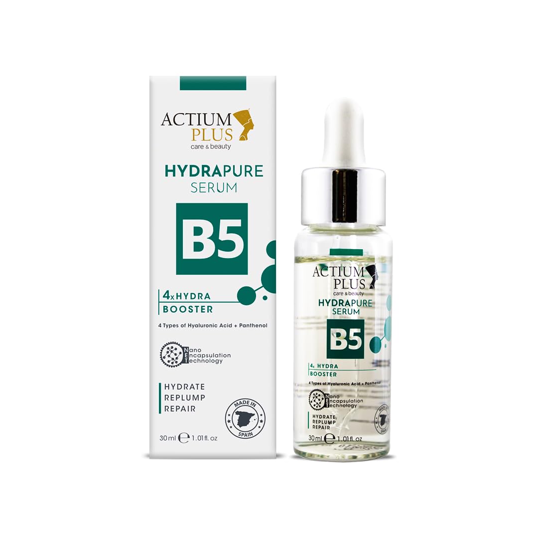 Hydrapure B5 Serum | Hydrating Face Serum with 4 Types of Hyaluronic Acid & Panthenol, Deep Moisture, Skin Repair & Elasticity Booster | 30ml