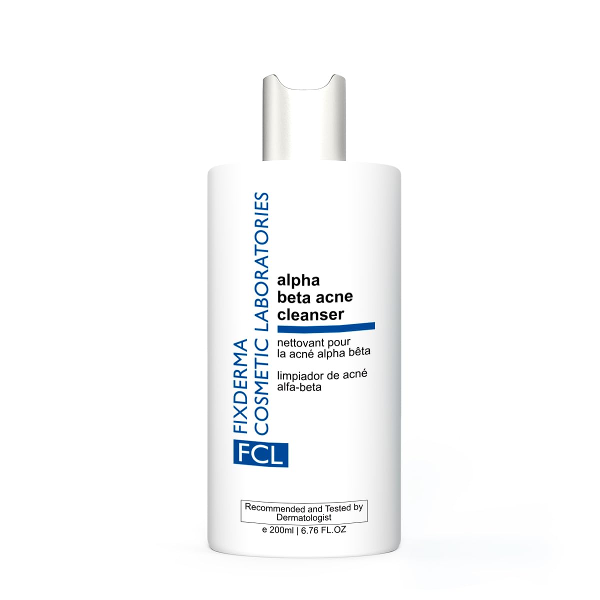 Alpha Beta Acne Cleanser, Reduces Pimples, Regulates Sebum Production, Deep Pore Cleansing, Soap Free And Non-Comedogenic Formulation 200ml