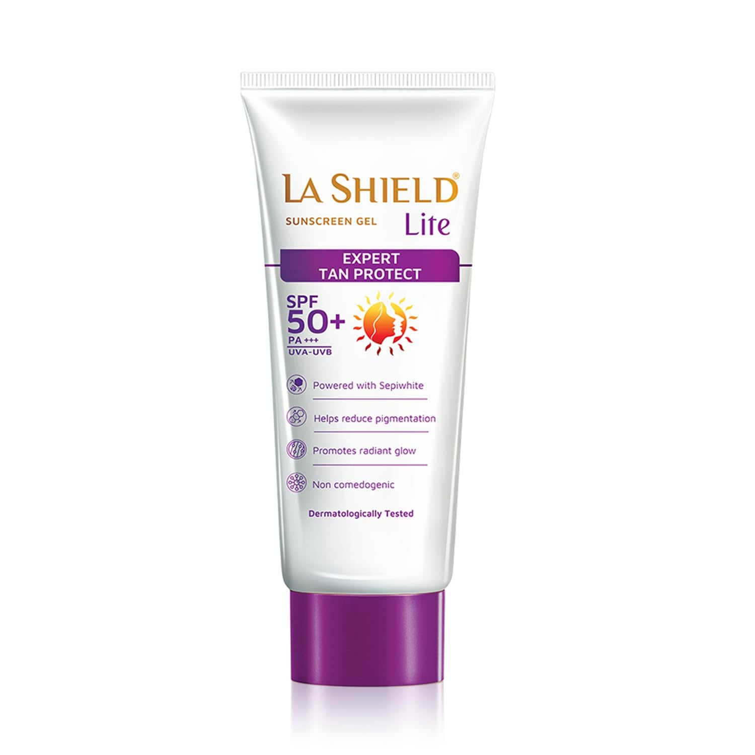 La Shield Lite SPF 50 PA+++ Mineral Sunscreen Gel | Skin brightening in 3 Weeks| No White cast | Broad spectrum | Oil-free | PA +++ | Dermatologist Prescribed | All Skin types | 50g