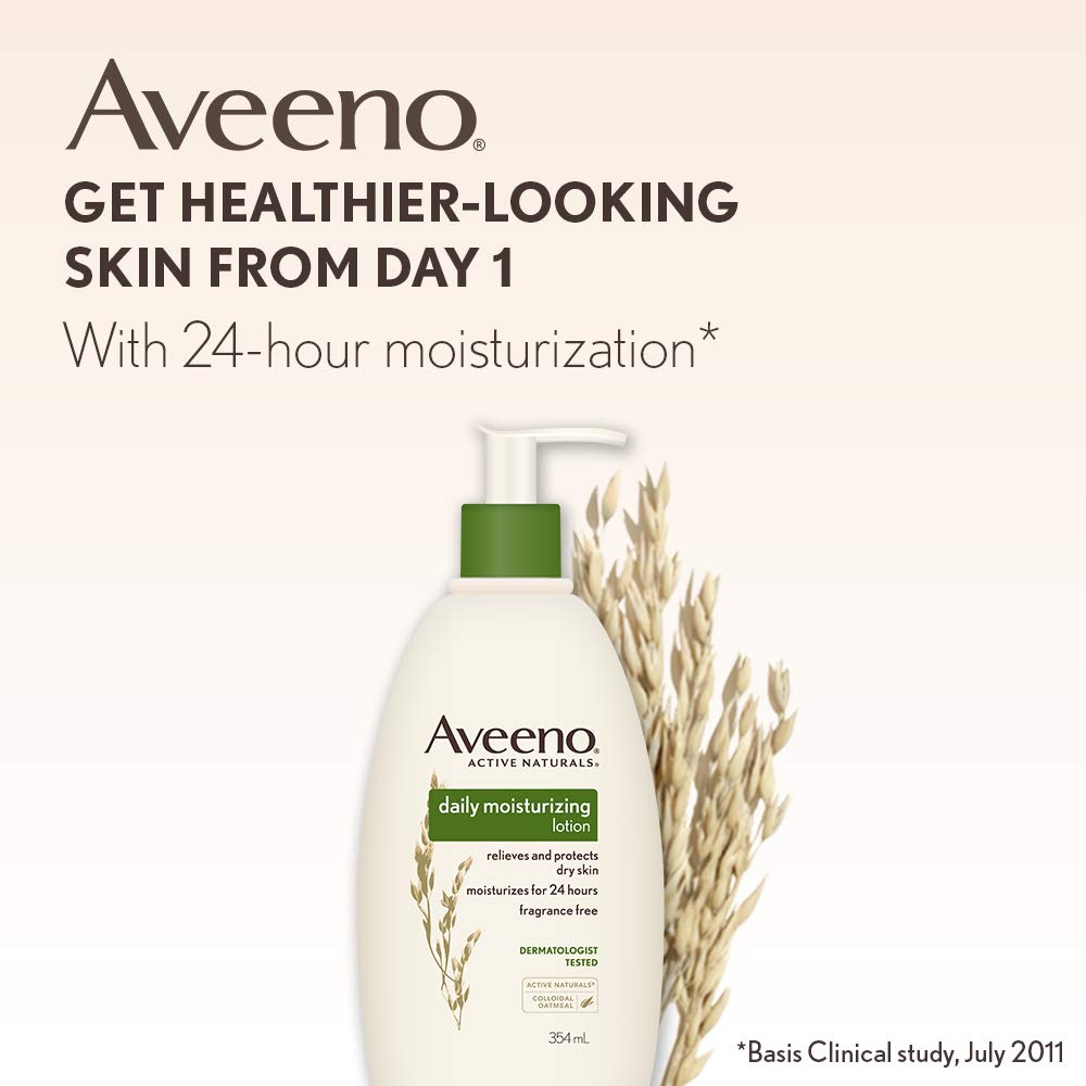 Aveeno Daily Moisturizing Lotion For Normal To Dry Skin With Oats