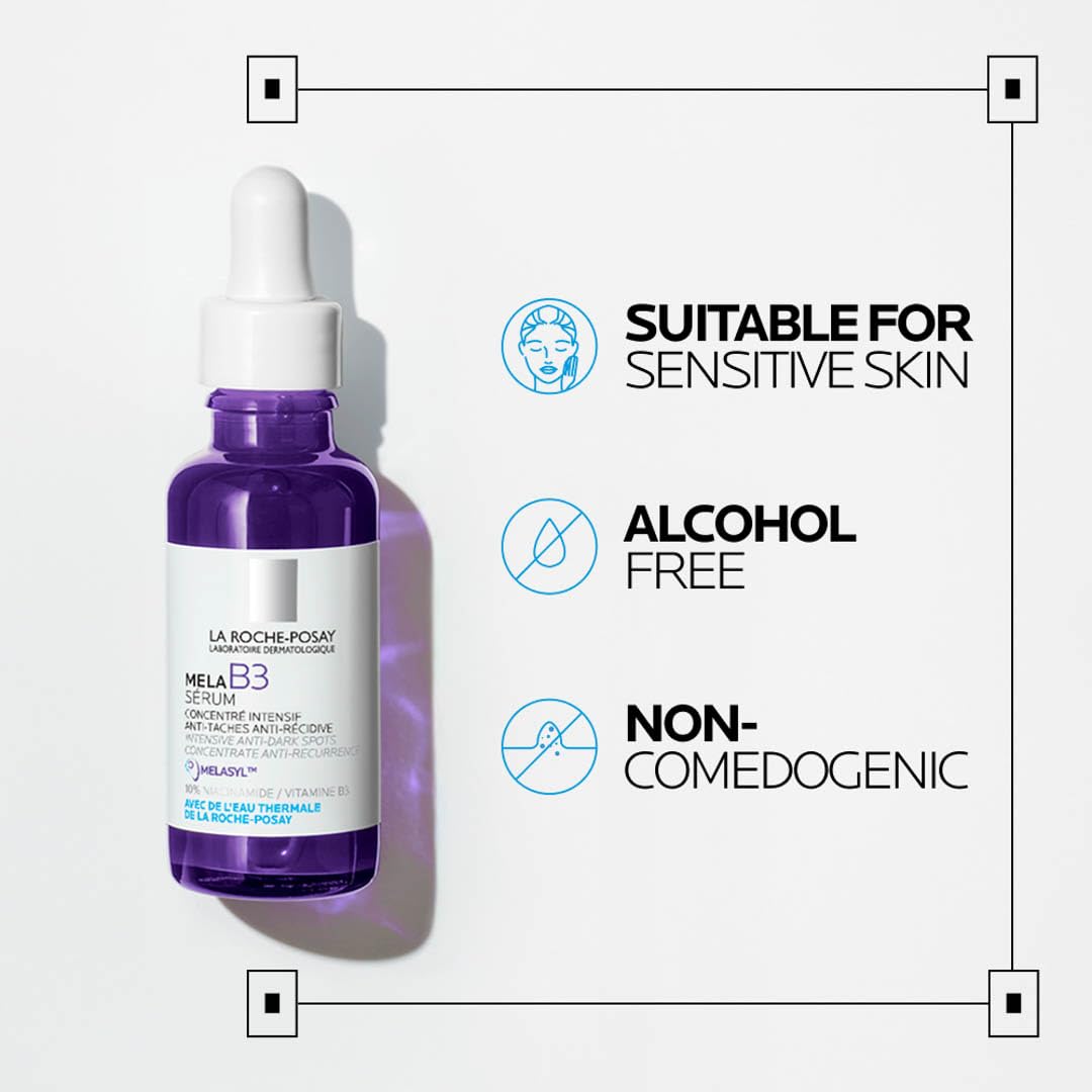 La Roche-Posay Mela B3 Anti-Dark Spot Serum |Corrects Pigmentation, Sun Spots, Age Spots & Post-Acne Marks with Melasyl + 10% Niacinamide for even skin 30 ml
