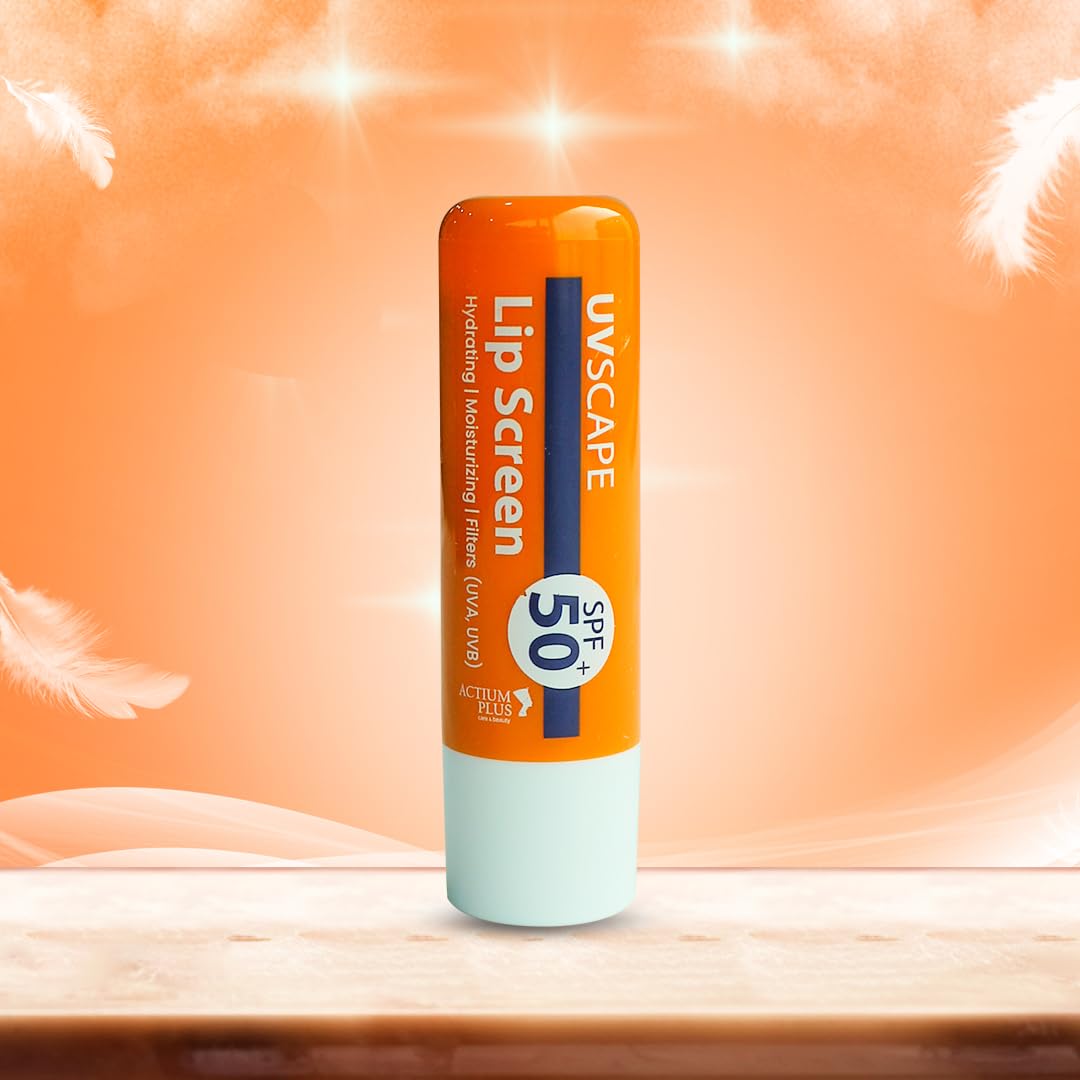 UVSCAPE Lip Screen SPF 50+ | Hydrate, Moisturize & Filter (UVA,UVB) - 4.9g ( Pack of 2 )