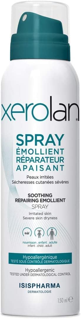 Isispharma - Xerolan Soothing Repair Emollient Spray - High Tolerance Care for Altered Skin Barrier - 150ml