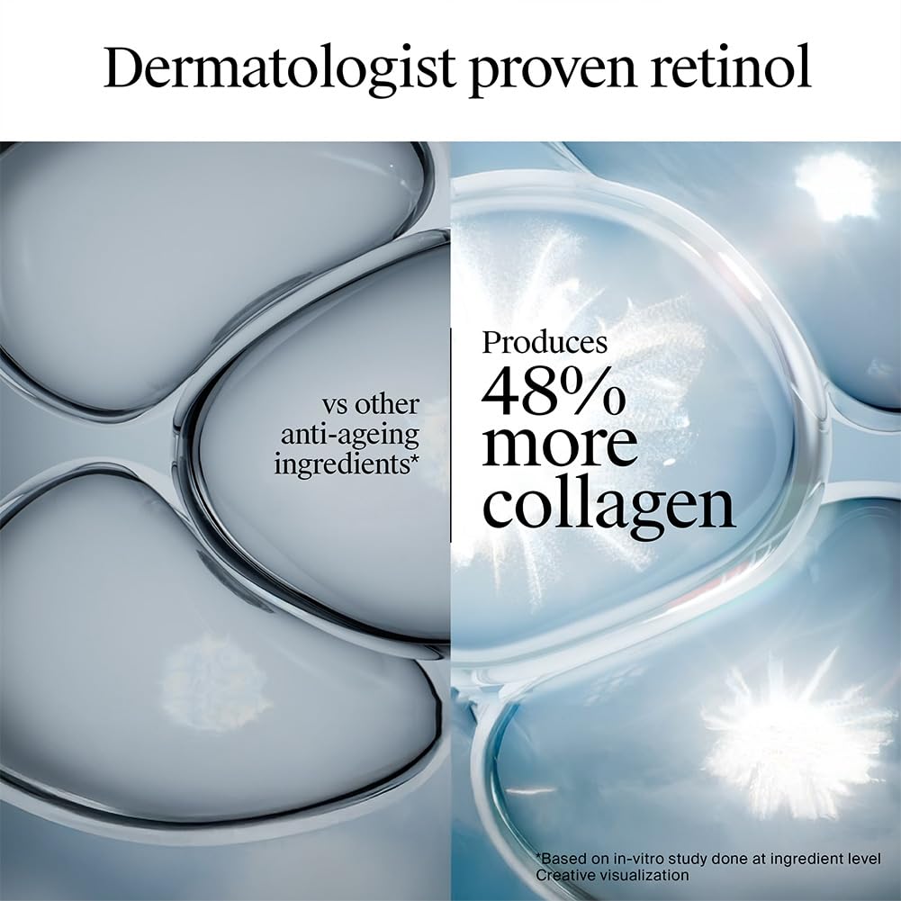 Neutrogena Visible Repair Retinol Day & Night Eye Cream | Boosts Collagen for Anti-Ageing | Reduces Dark Circles, Wrinkles & Fine Lines
