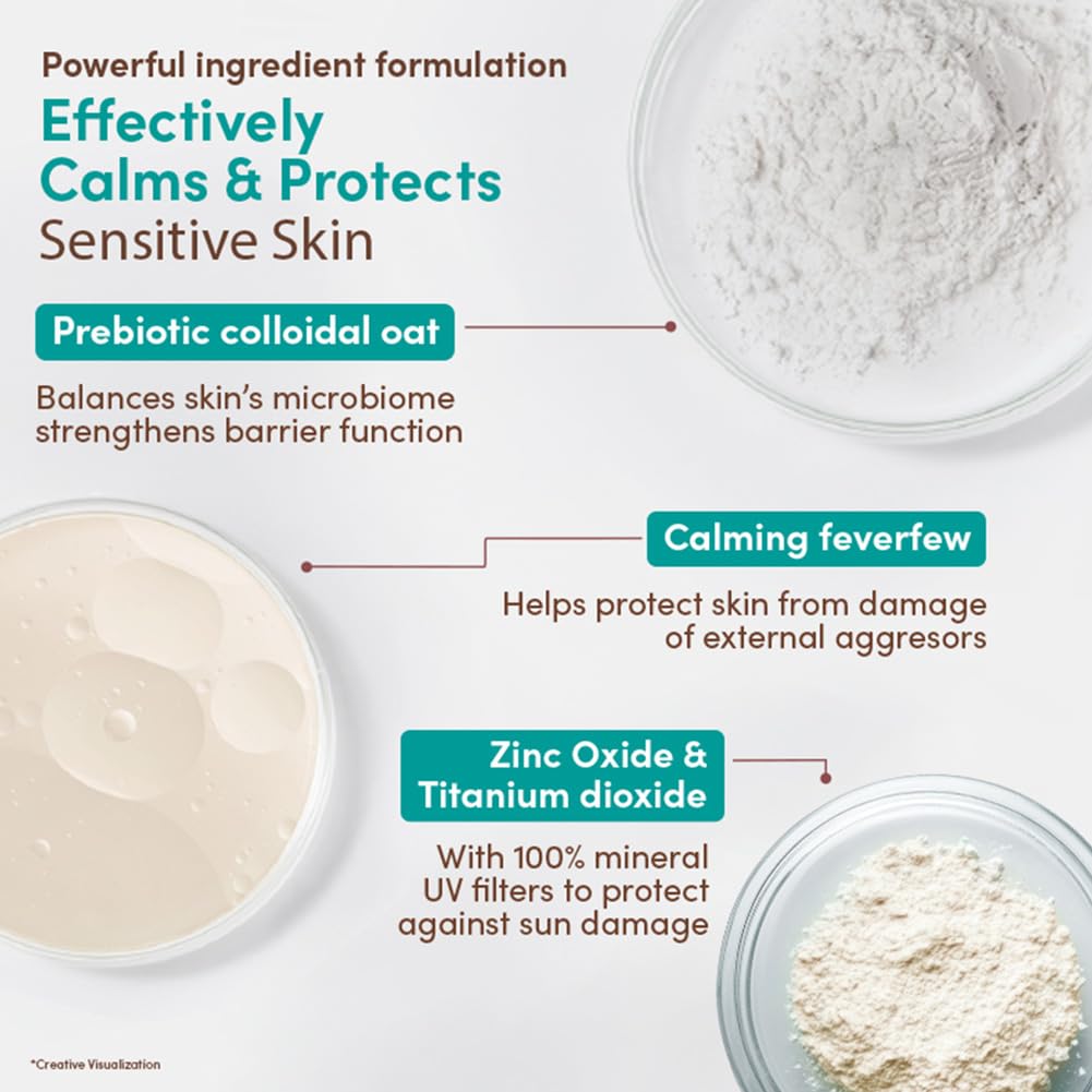 Aveeno Calm + Restore Nourishing Daily Moisturiser Broad Spectrum with SPF 30 50 ml
