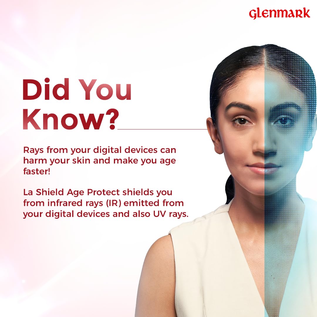 La Shield IR SPF 30 PA +++ Mineral Sunscreen Gel | UVA & UVB + Infrared Protection | Oil free | Lightweight | No white cast | Broad spectrum | Dermatologist Prescribed | For All Skin types | 60g