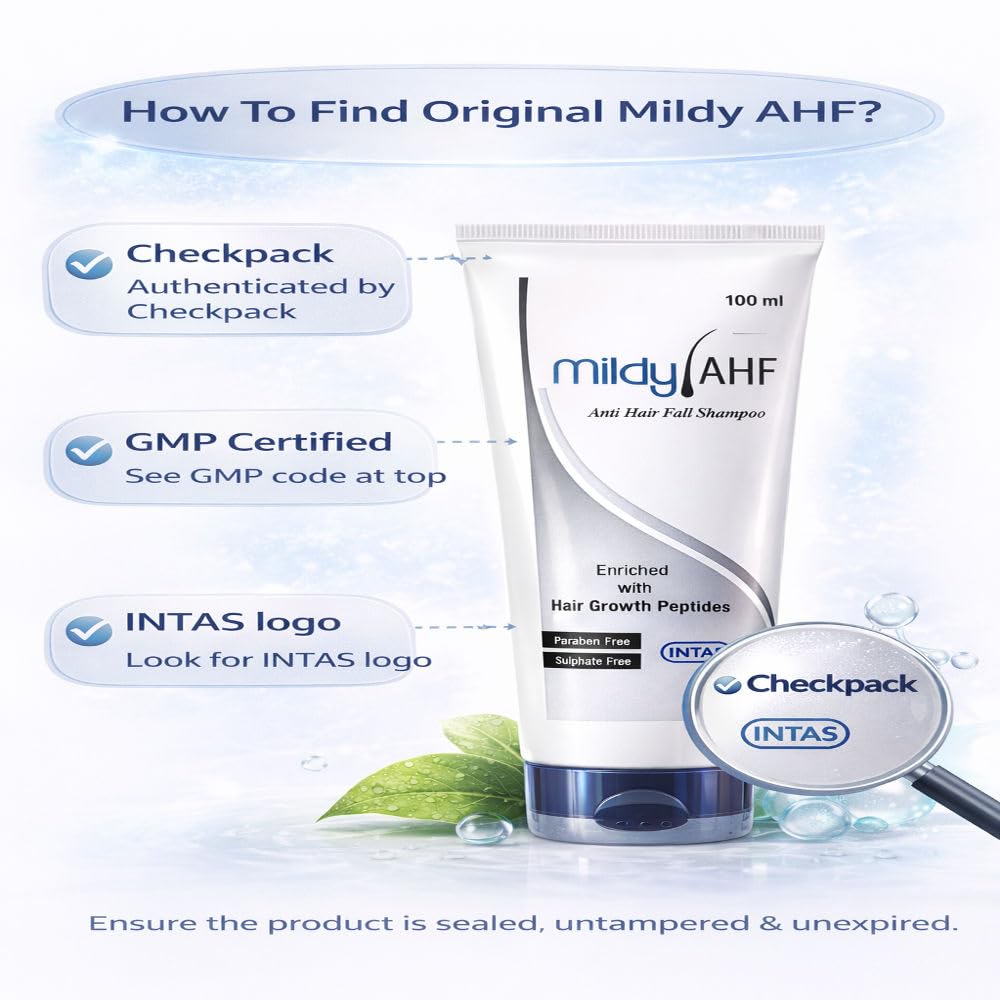 Mildy AHF Anti Hair Fall Shampoo 100 ml ( Pack of 2 )