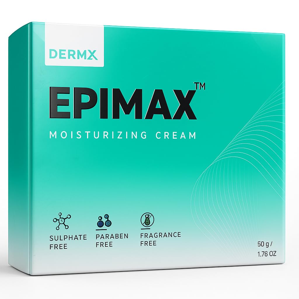 Epimax Moisturizing Cream | Hydrating & Nourishing Formula for Dry and Sensitive Skin | Sulphate-Free, Paraben-Free & Fragrance-Free Daily Moisturizer for Soft, Smooth, Healthy Skin
