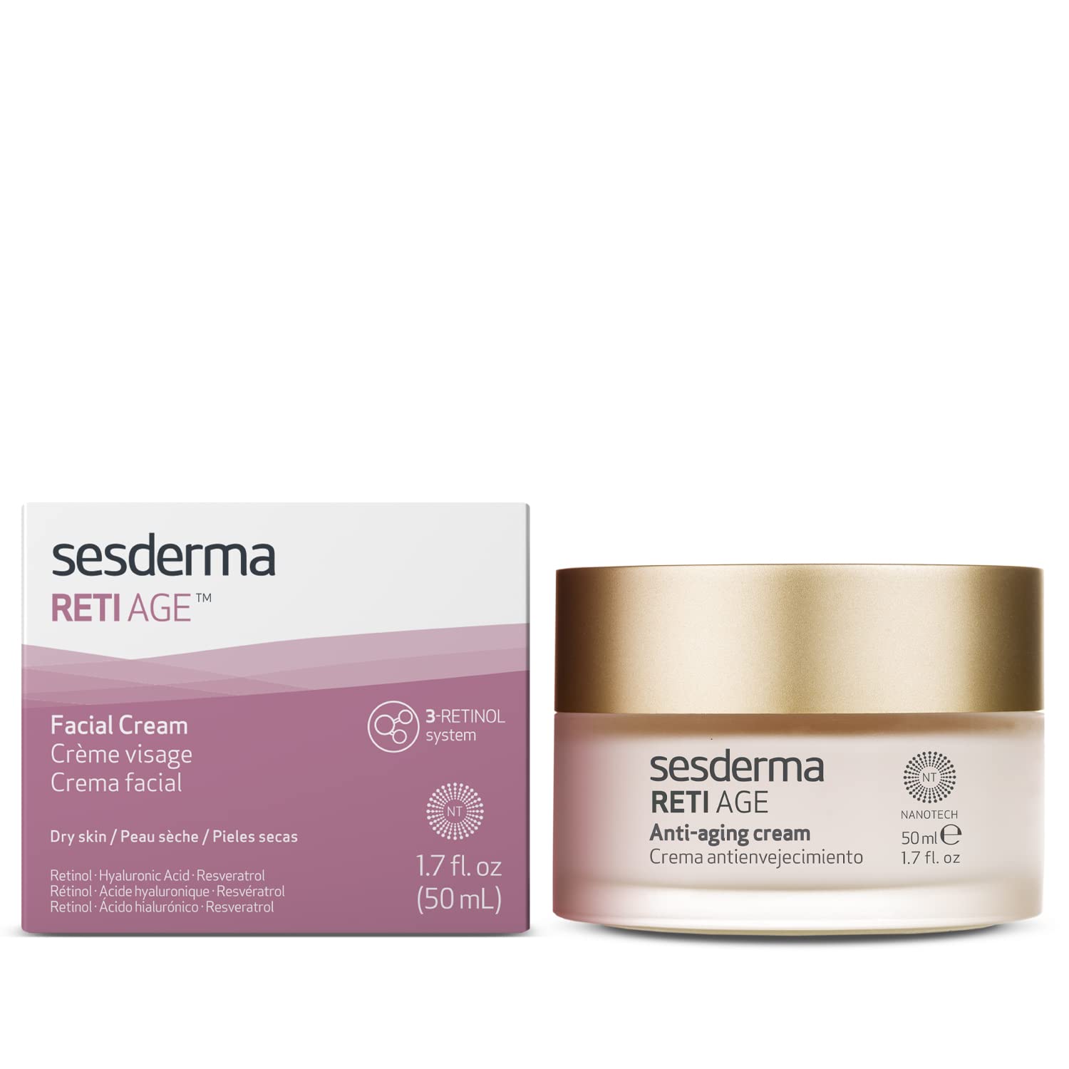 Sesderma Reti Age Anti-aging Cream - 50ml - Skiynse Dermatologique