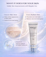 Solglo Demelanising Cream with Niacinamide, Kojic Acid, Mulberry & Licorice Extracts - Advanced Skin Brightening & Pigmentation Removal Formula, Reduces Dark Spots and Evens Skin Tone, 30 g ( Pack of 2 ) - Skiynse Dermatologique