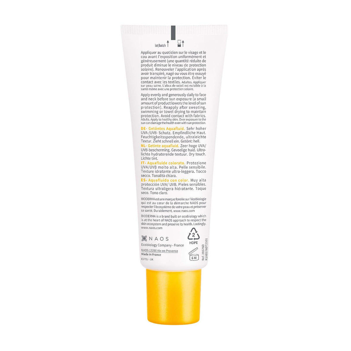Bioderma Photoderm Aquafluide Claire SPF 50+ PA++++ Tinted Sunscreen for All Skin Types | In Vivo Tested - Skiynse Dermatologique