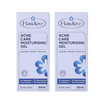 Flawlizo Acne Care Moisturising Gel with 2% Squalane, 3% Niacinamide, Hydrating & Oil-Control Formula, Repairs Skin Barrier Reduces Redness & Acne, For Acne prone Skin, (Pack of 2) - Skiynse Dermatologique