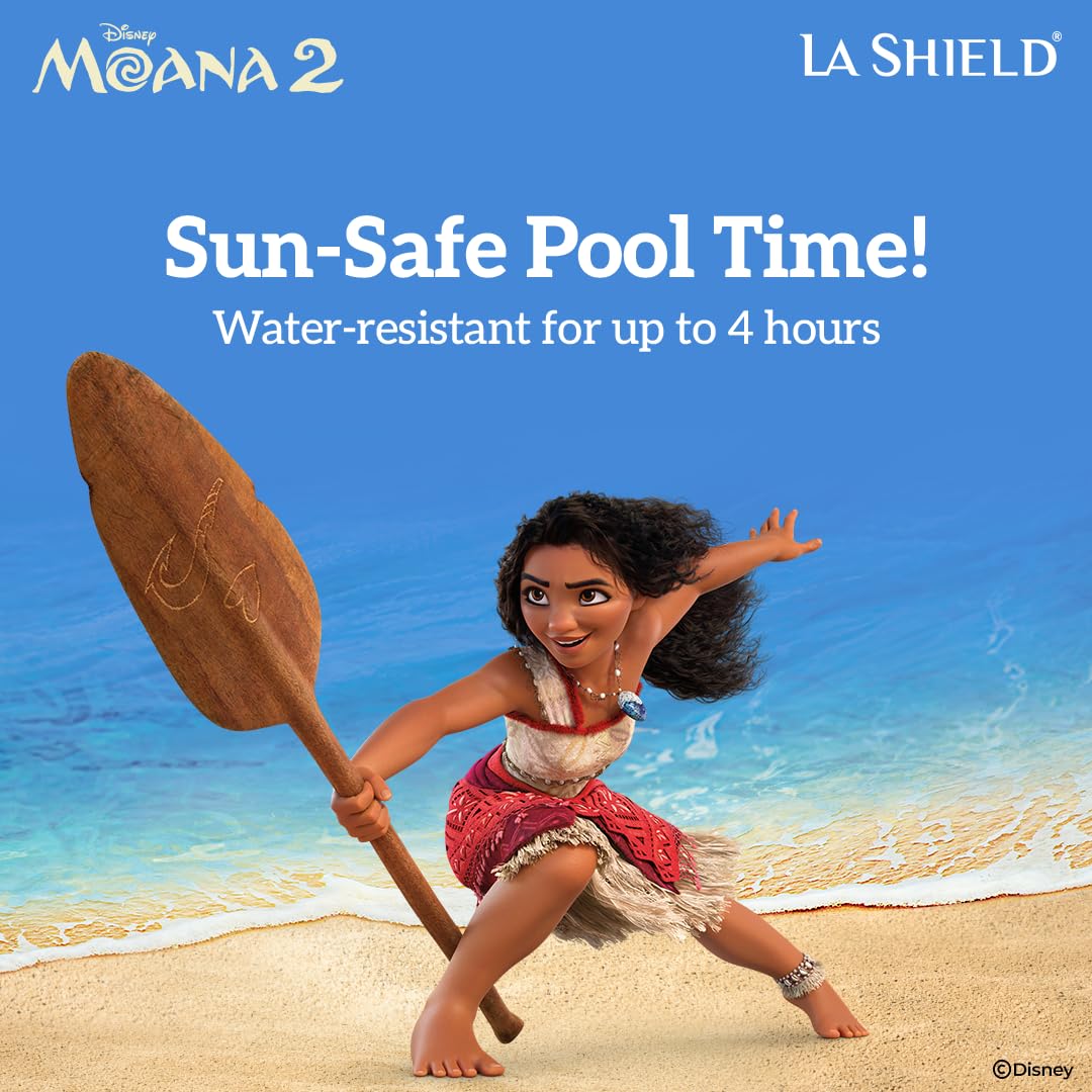 La Shield Kids Sunscreen Gel SPF 50 PA+++|100% Mineral Sunscreen|For kids above 2 years age|Enriched with Vitamin E & Hyaluronic Acid|Suitable for Sensitive skin|4 hour water resistant|Fragrance free