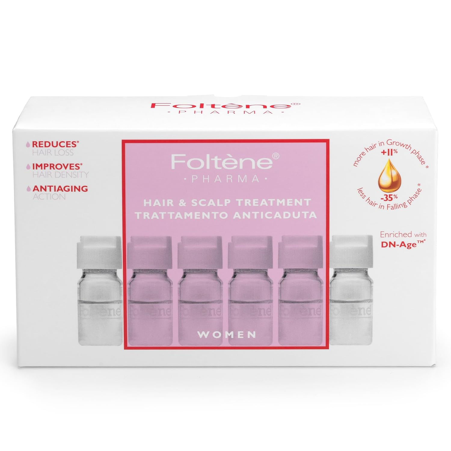 Foltene Pharma Hair & Scalp Treatment For Women (24VialsX6ml)