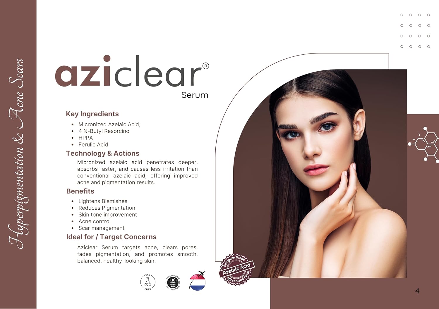 Aziclear Serum – Lightens Blemishes, Reduces Pigmentation and Scars | 30ml