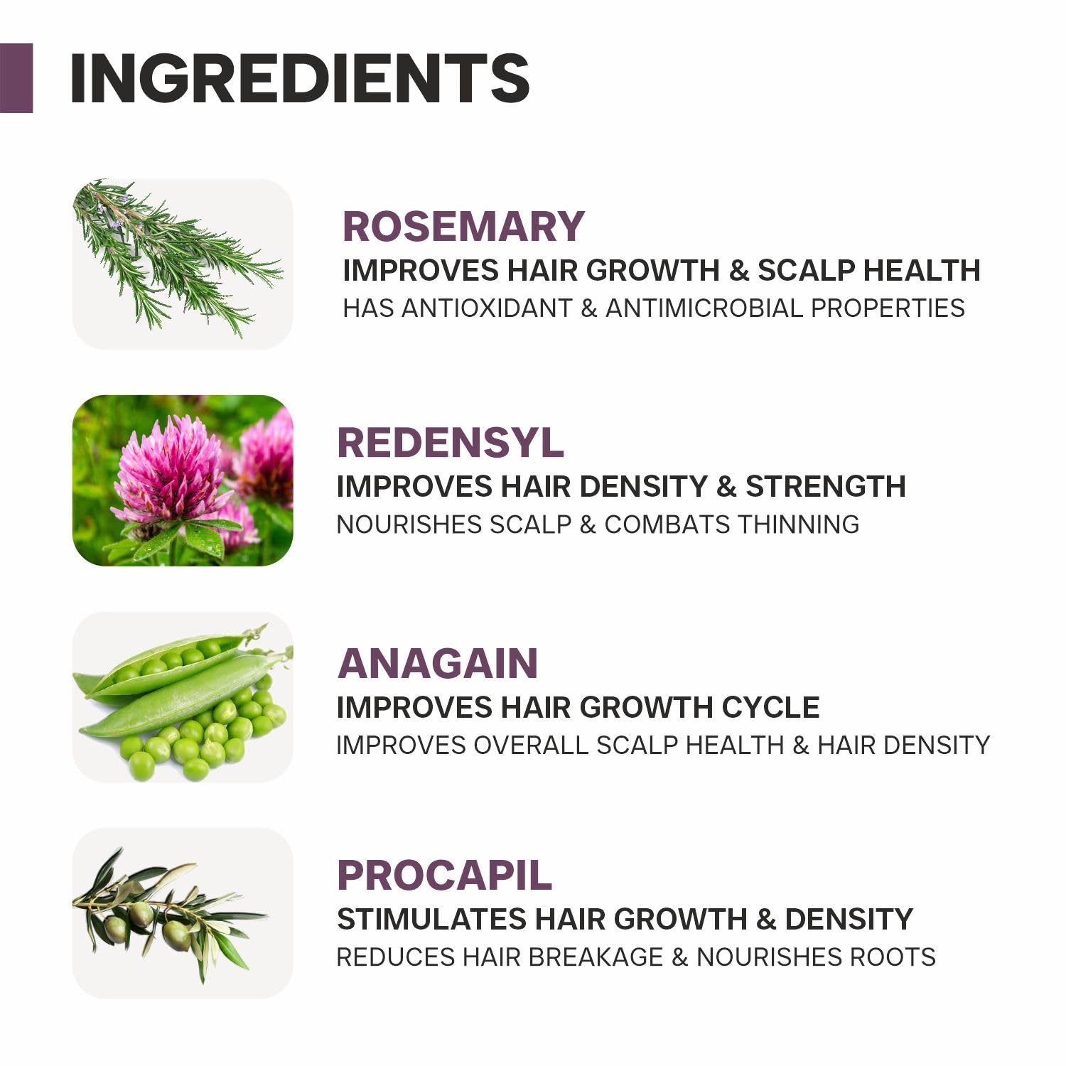 DERMATOUCH Rosemary Water Spray For Hair Growth  | Advance 2% Actives Rosemary, Redensyl, Anagain + Procapil Hair Spray Mist for Hair Fall Control, Stimulates Hair Growth, Adds Shine , Strengthens Hair