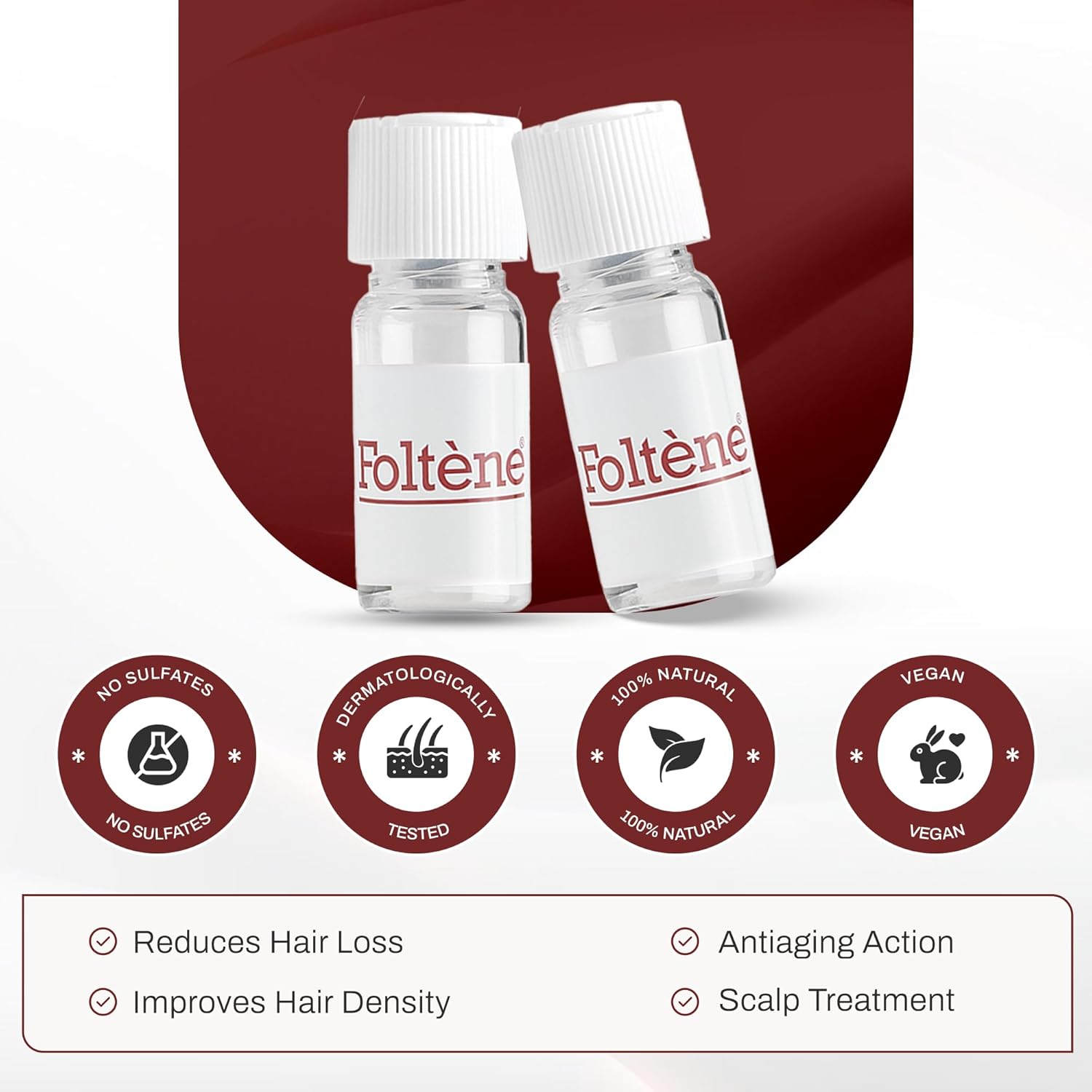 Foltene Hair & Scalp Treatment for Men Anti Hair Loss Formula with Tricalgoxyl & Essential Nutrients Strengthens Roots, Reduces Hair Fall, Promotes Thicker Hair