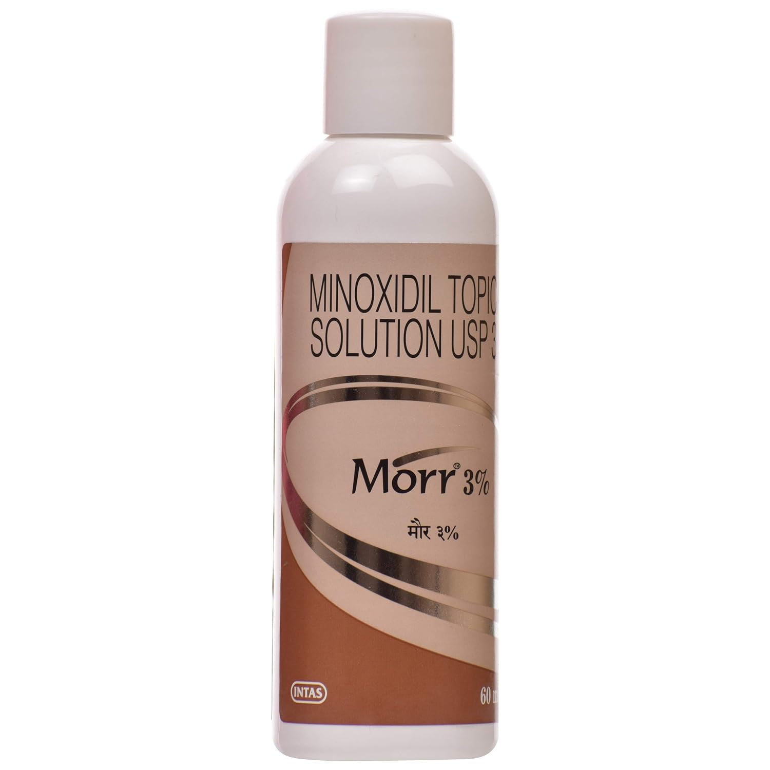 Morr 3% - Bottle of 60 ml Solution with Minoxidil ( Pack of 2 )
