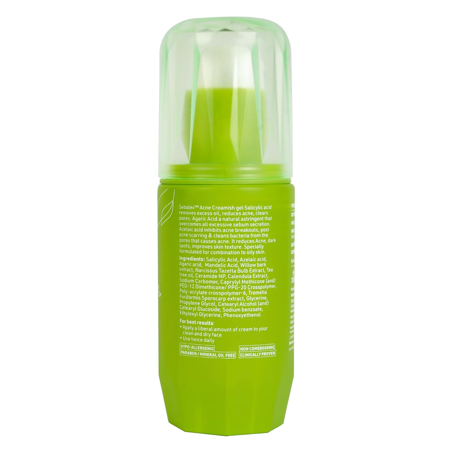 Sebalex Acne Creamish Sebum Regulator Gel, 40 ml - Skiynse Dermatologique