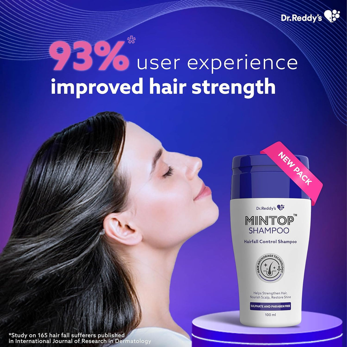 Mintop Pro Shampoo For Hair Fall Control | Fortified With Procapil And Redensyl | Helps Increase Hair Shine Softness | Sulphate Free | Helps Strengthen Hair Roots 100 ml - Skiynse Dermatologique
