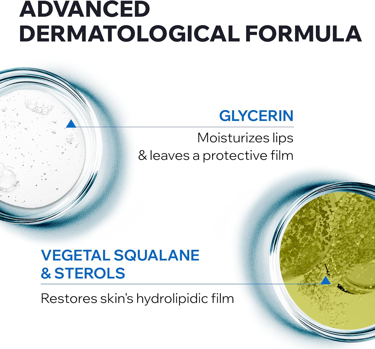 Uriage Bariederm-Cica Protecting Lip Balm with Glycerin - Ultra-Nourishing Lip Repair Ointment for Dry, Chapped, Cracked & Damaged Lips - Soothes & Repairs Lips - Fragrance-free - 15ml