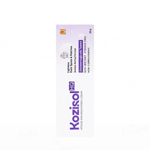 Kozisol HQ Intense Skin Brightening Cream 20g ( Pack of 2 )