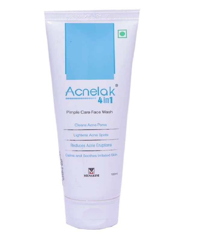 Acnelak 4 in 1 Pimple Care Face Wash, 100 ml