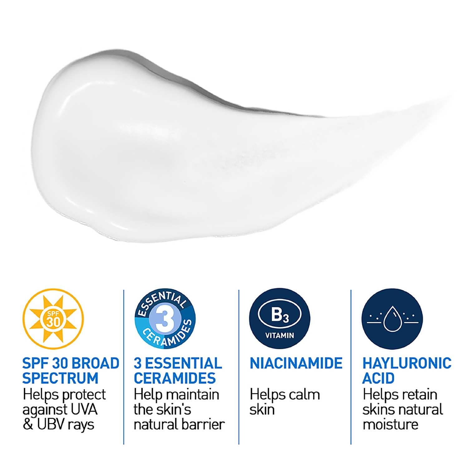 CeraVe AM Facial Moisturizing Lotion For Normal to Dry Skin (52ml) - Broad Spectrum SPF 30  Sunscreen | Non-Comedogenic, Paraben-Free And Fragrance-Free Lotion