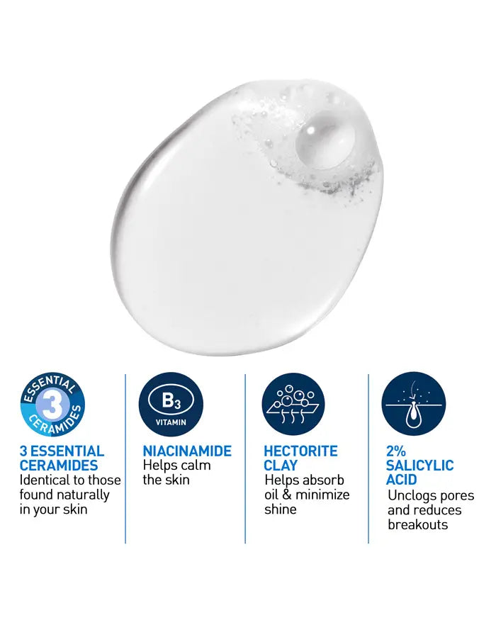 Cerave Blemish Control Cleanser With 2% Salicylic acid, 236 ml