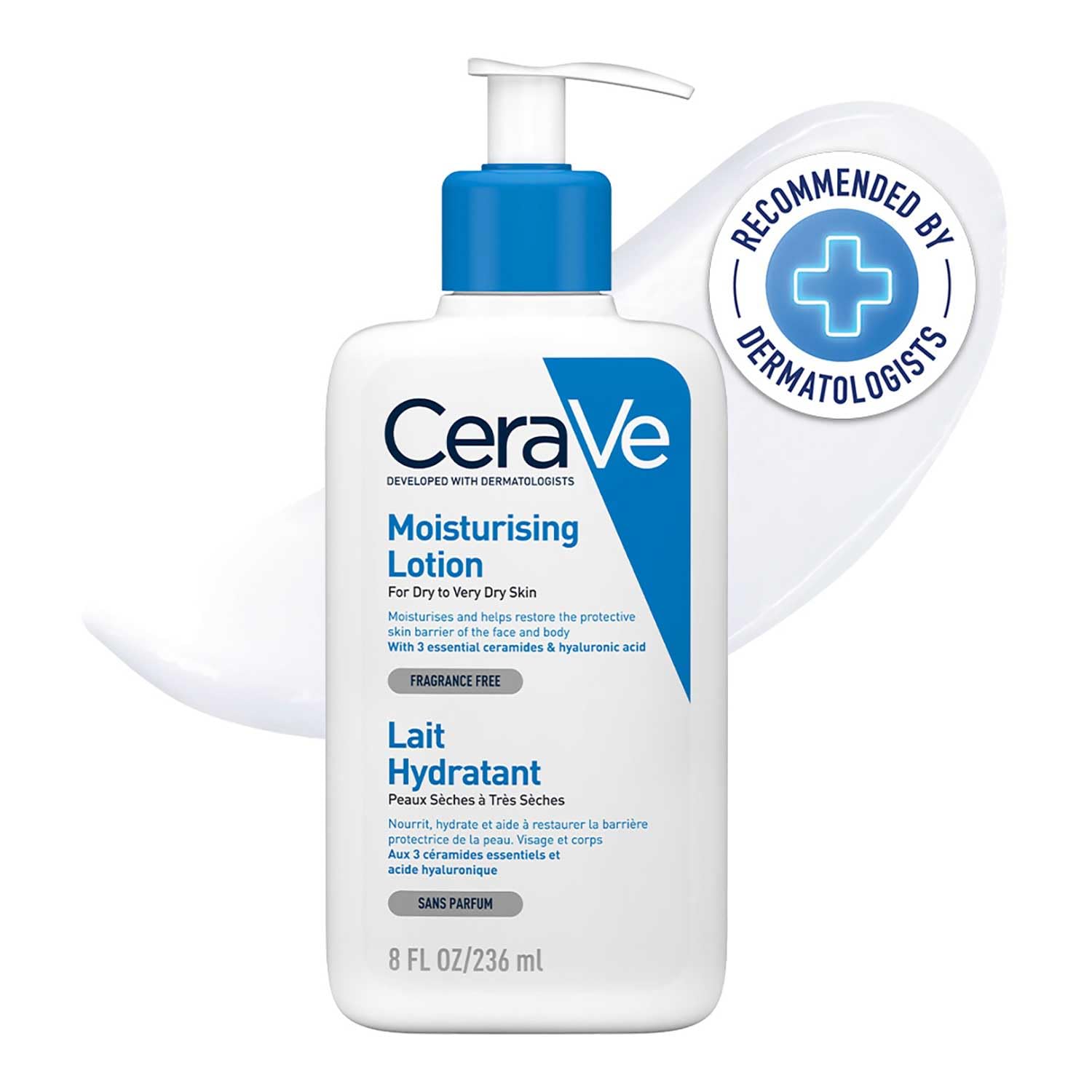 CeraVe Moisturizing Lotion For Dry Skin - Formulated With 3 Essential Ceramides And Hyaluronic Acid | Non-Comedogenic, Oil Free And Fragrance-Free Body Lotion