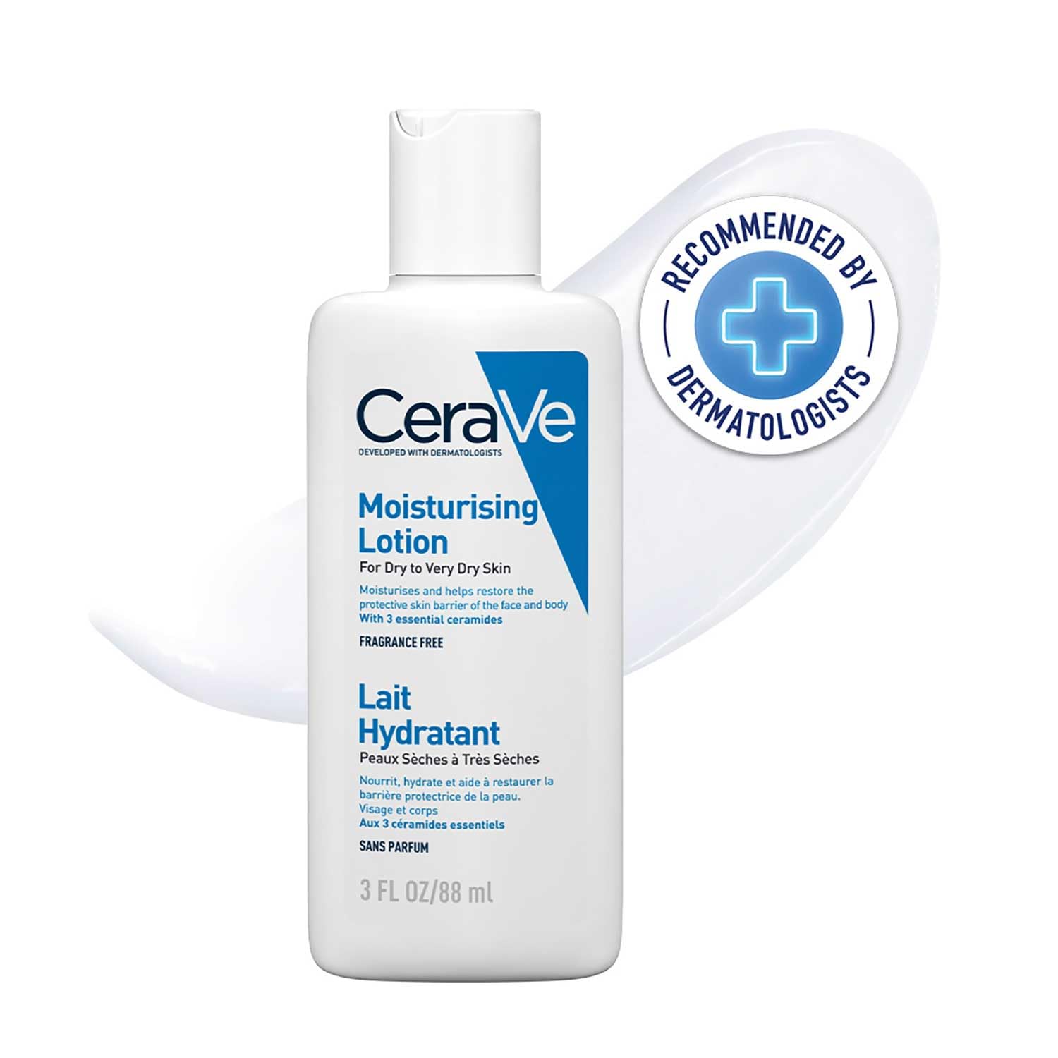 CeraVe Moisturizing Lotion For Dry Skin - Formulated With 3 Essential Ceramides And Hyaluronic Acid | Non-Comedogenic, Oil Free And Fragrance-Free Body Lotion