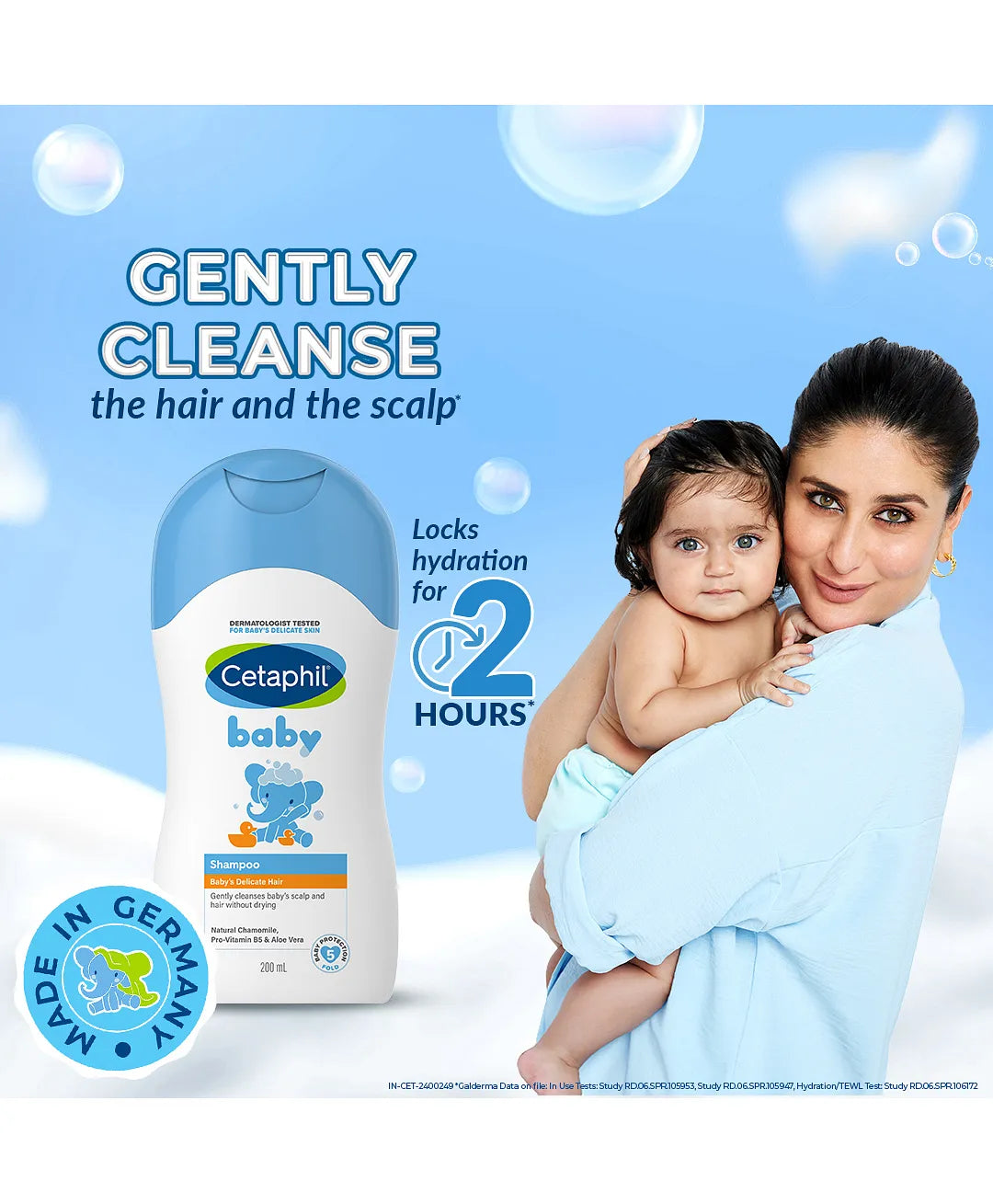 Cetaphil Baby Shampoo With Natural Chamomile ,200ml