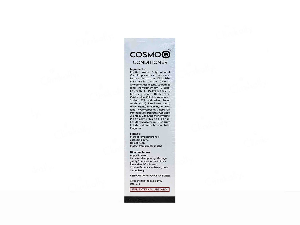 CosmoQ Conditioner| Hydrates & Detangles, Replenishes Hair from Root to Tip | Paraben-Free Everyday Care | 150g - Skiynse Dermatologique