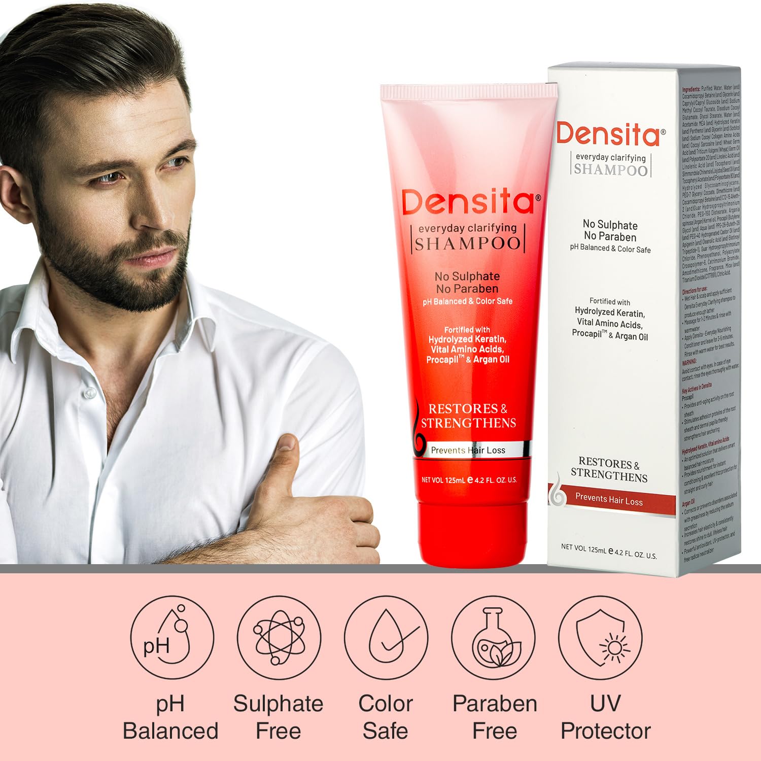 Densita Everyday Clarifying Shampoo | 125ml - Skiynse Dermatologique