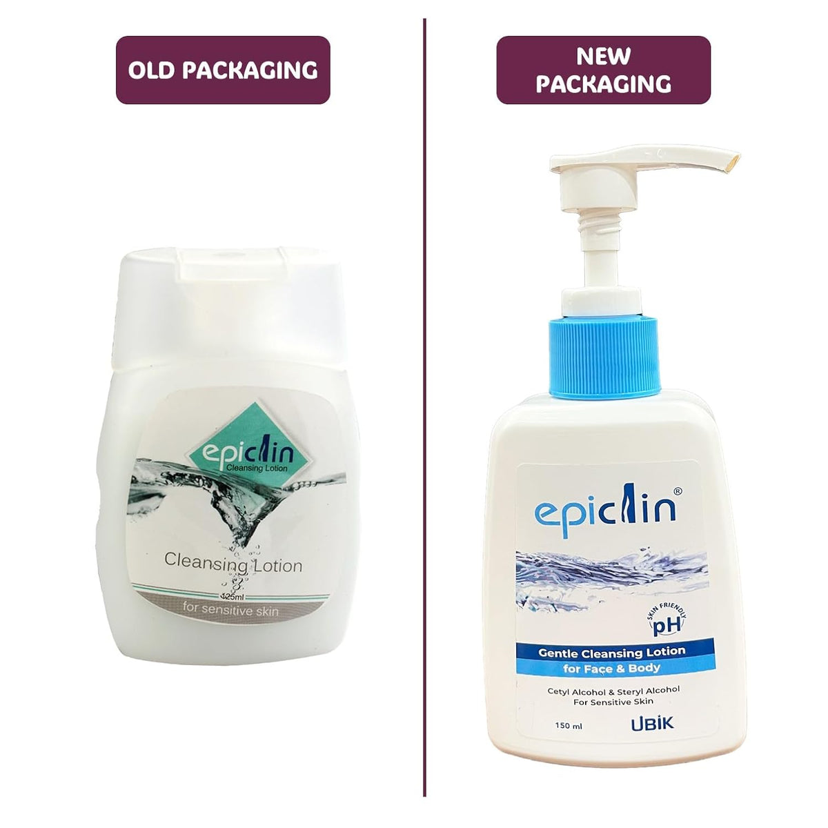 Epiclin Gentle Cleansing Lotion for Face & Body with skin friendly pH |150ml - Skiynse Dermatologique