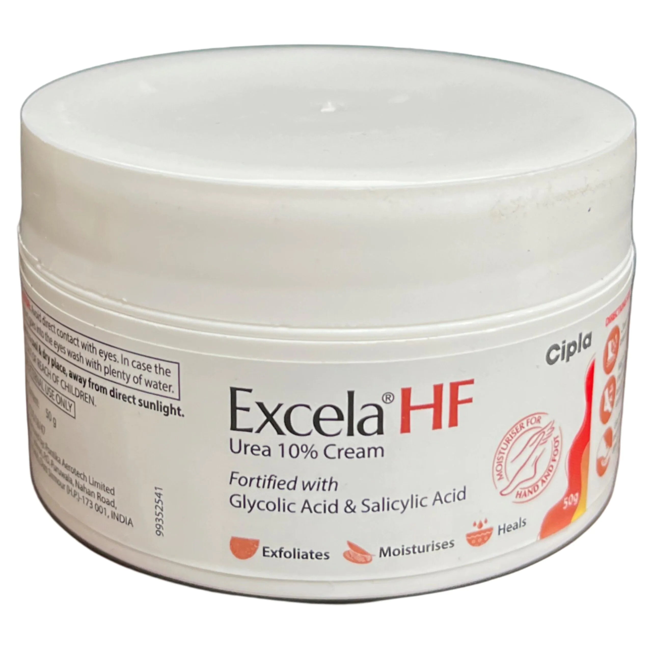 Excela HF Urea 10% Cream, 50g