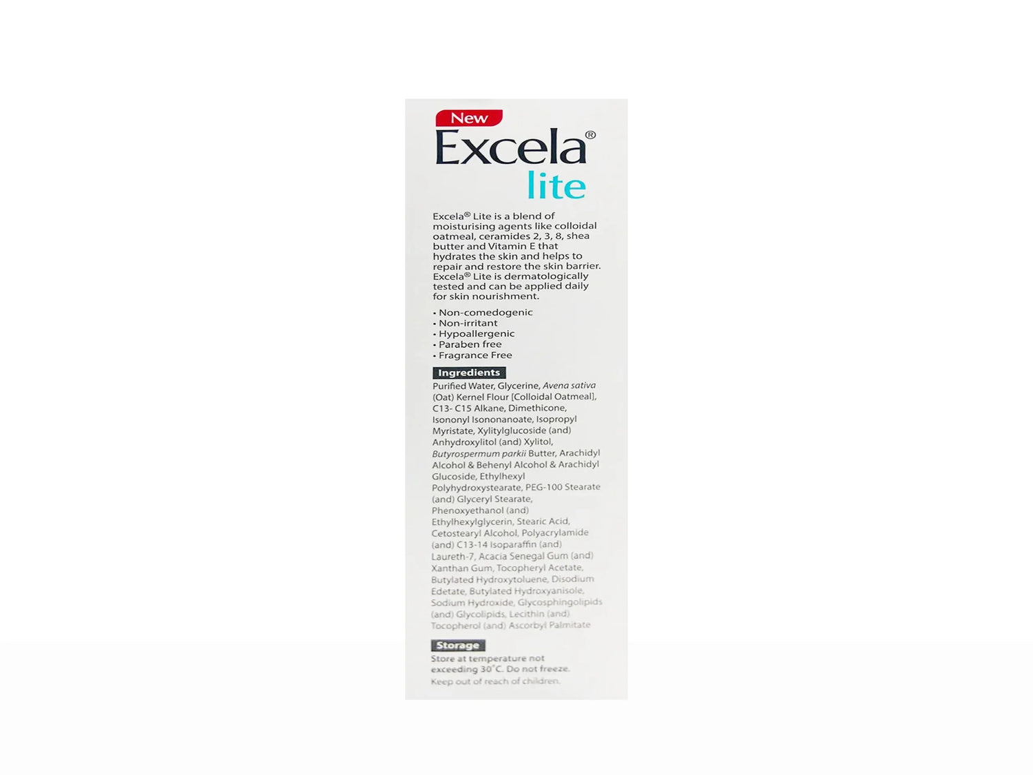 Excela Lite Daily Skin Nourishing Moisturizer Enrich with Ceramide And Vitamin E For Daily Use, 100g