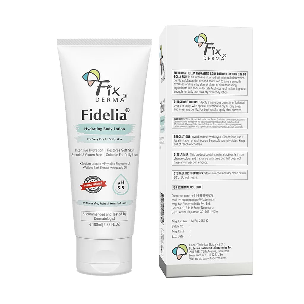 Fidelia Hydrating Body Lotion | Intensive Body Lotion to Revitalize Dry & Scaly Skin