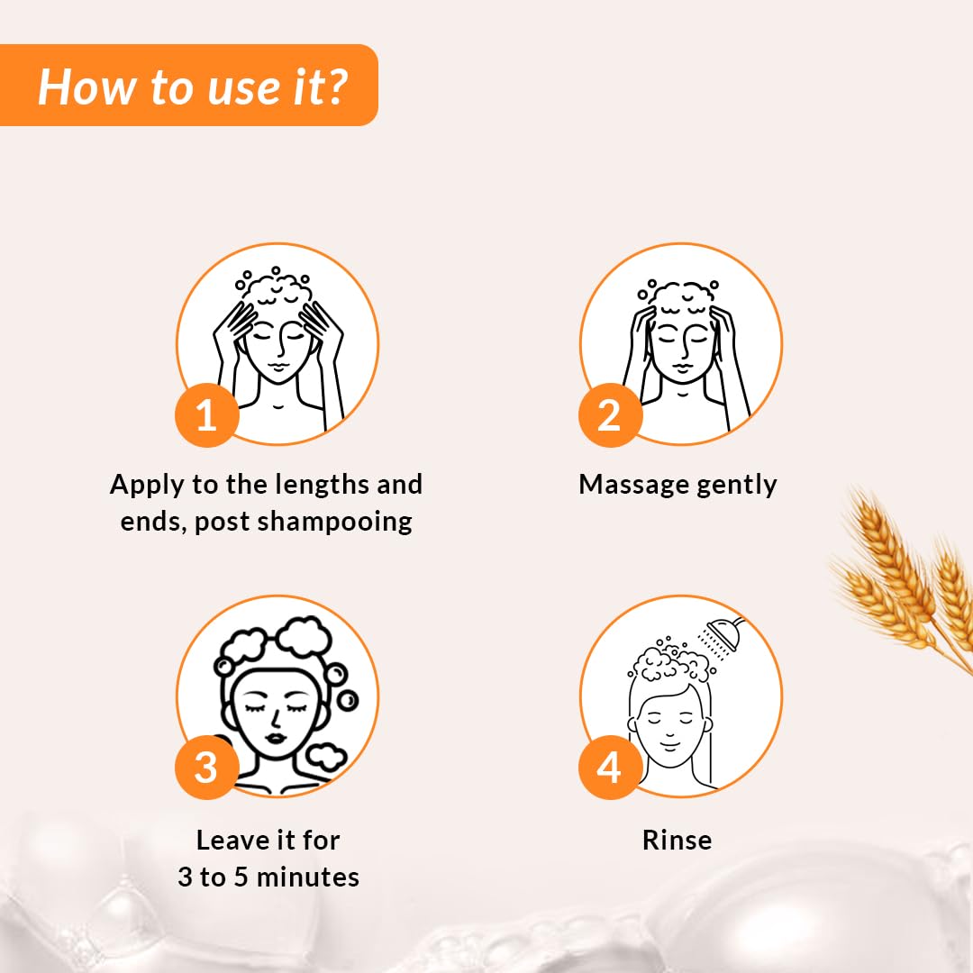 Fidelia Strengthening Conditioner with Shea Butter & Wheat Protein for Frizzy & Dry Hair | Conditioner for Women & Men | Hair Conditioner