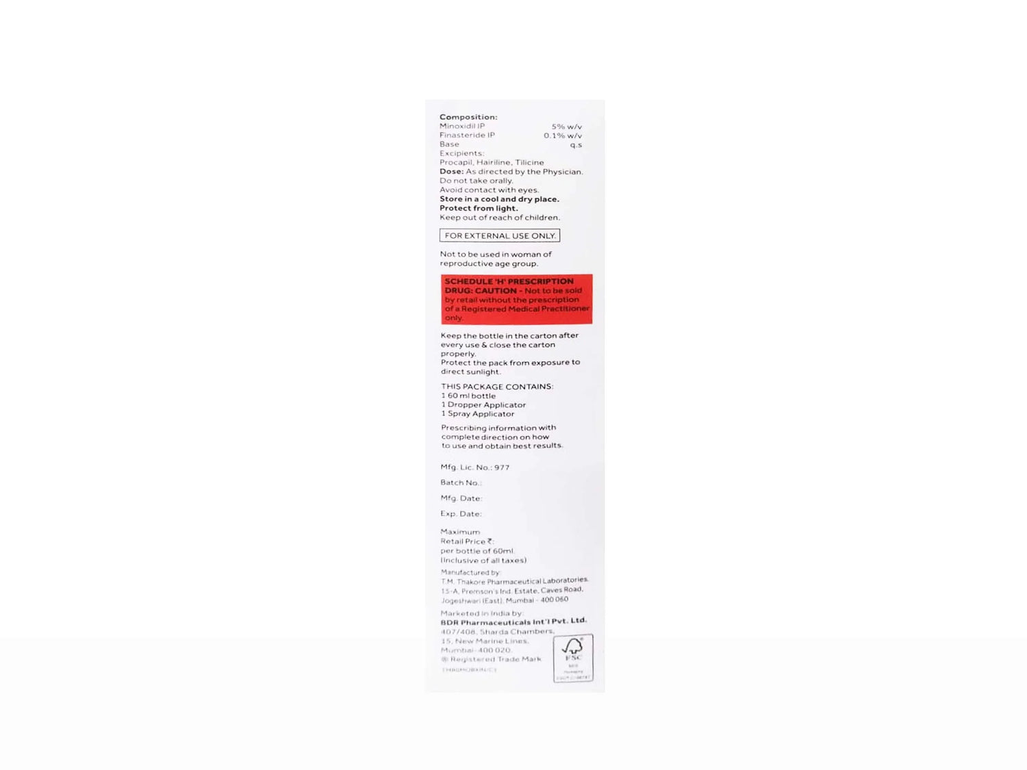 Fultress-F Plus 10% Topical Solution | 60 ml